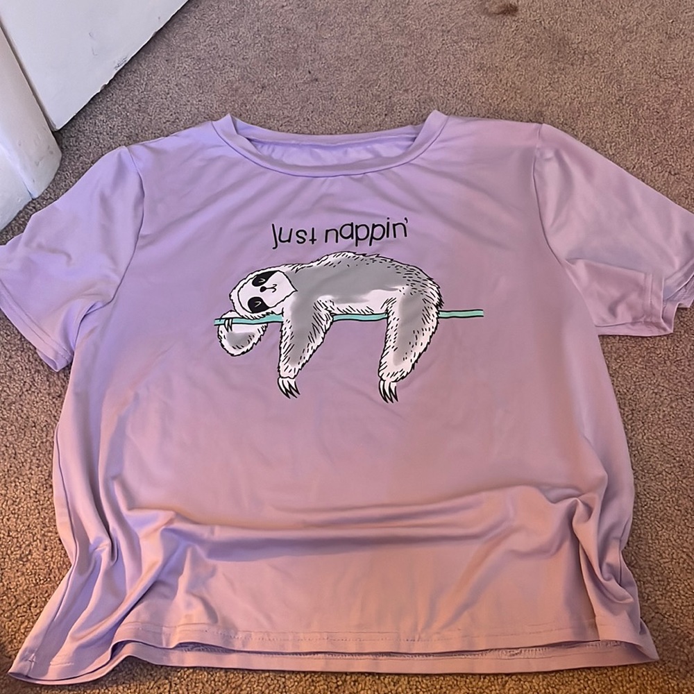 lavender pajama sleek shirt